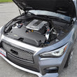 Load image into Gallery viewer, Injen 14 Infiniti Q50 3.7L V6 Black Dual Short Ram Intake w/ MR Techn and Heat Shields - Back View