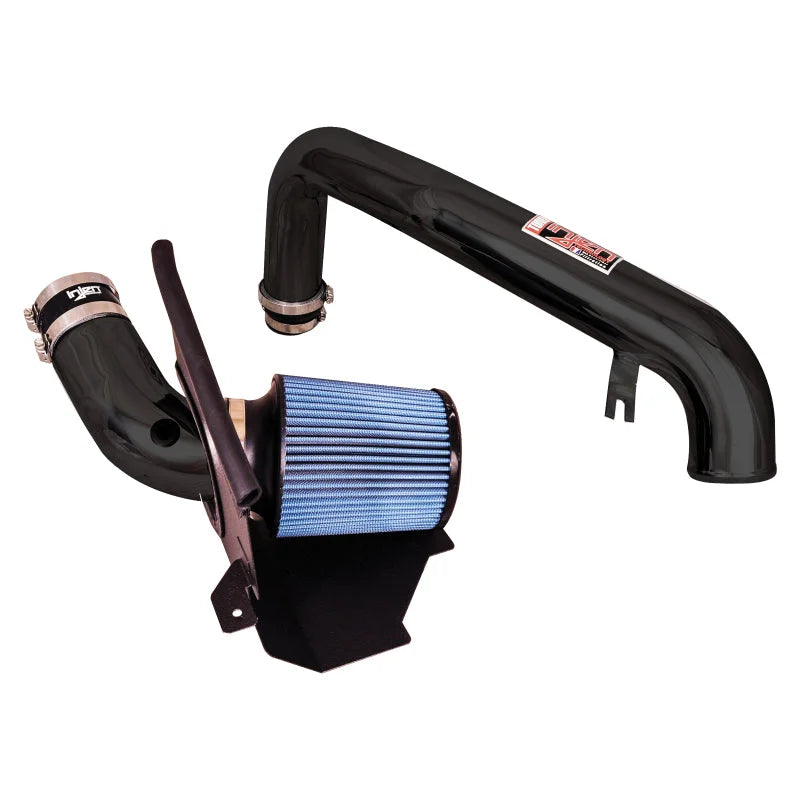 Injen 15-18 Ford Focus ST 2.0L (t) 4cyl Black Short Ram Intake w/MR Tech & Heat Shield - Side View