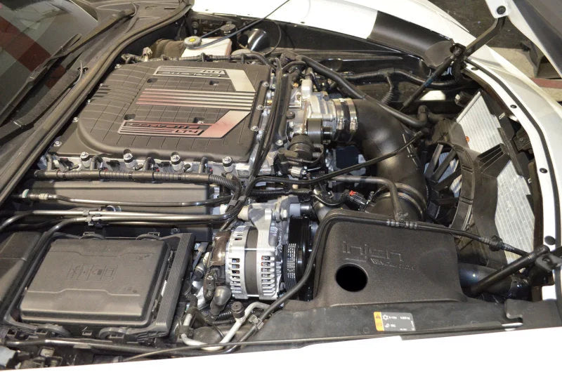 Injen 15-19 Chevrolet Corvette C7 ZO6 6.2L V8 Evolution Intake - Side View