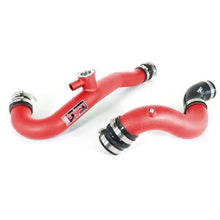 Load image into Gallery viewer, Injen 15-19 Ford Mustang 2.3L EcoBoost Aluminum Intercooler Piping Kit - Wrinkle Red - Main Product View