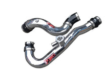 Load image into Gallery viewer, Injen 15-19 Ford Mustang 2.3L EcoBoost Aluminum Intercooler Piping Kit - Wrinkle Red - Side View