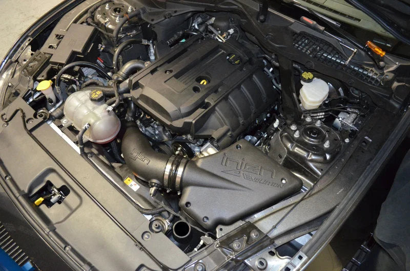 Injen 15-19 Ford Mustang EcoBoost 2.3L L4 Evolution Intake - Side View