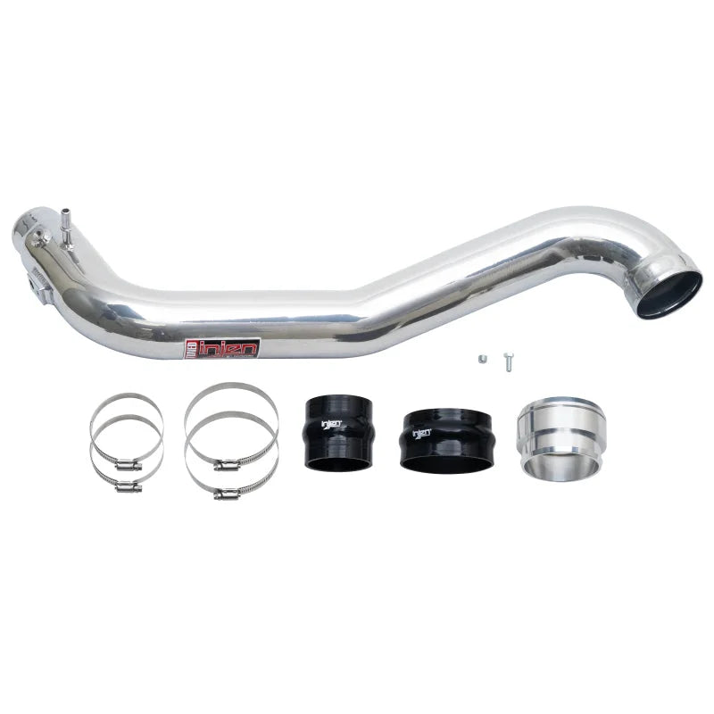 Injen 15-20 Ford F150 2.7L V6 (tt) Aluminum Intercooler Piping Kit - Polished - Installation View