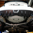 Load image into Gallery viewer, Injen 15-20 Subaru STI Cat Back Exhaust w/ Quad Titanium Tips - Side View