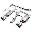 Load image into Gallery viewer, Injen 15-20 Subaru STI Cat Back Exhaust w/ Quad Titanium Tips - Installation View