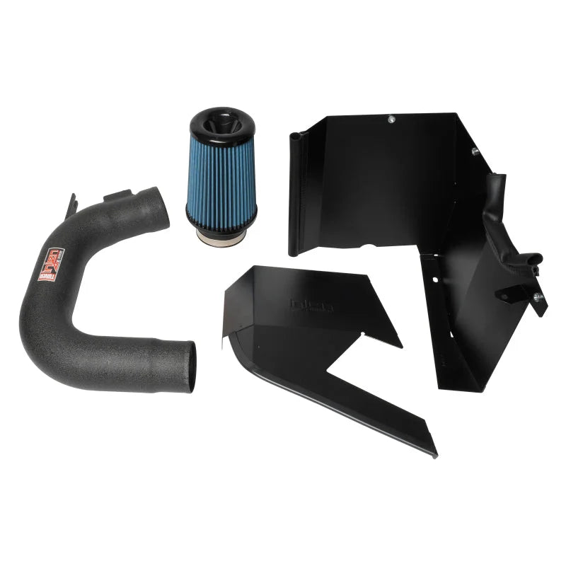 Injen 15-21 Subaru WRX 2.0L 4 Cyl. Wrinkle Black Cold Air Intake - Back View