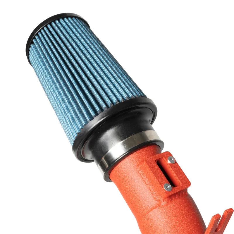 Injen 15-21 Subaru WRX 2.0L 4 Cyl. Wrinkle Red Cold Air Intake - Back View