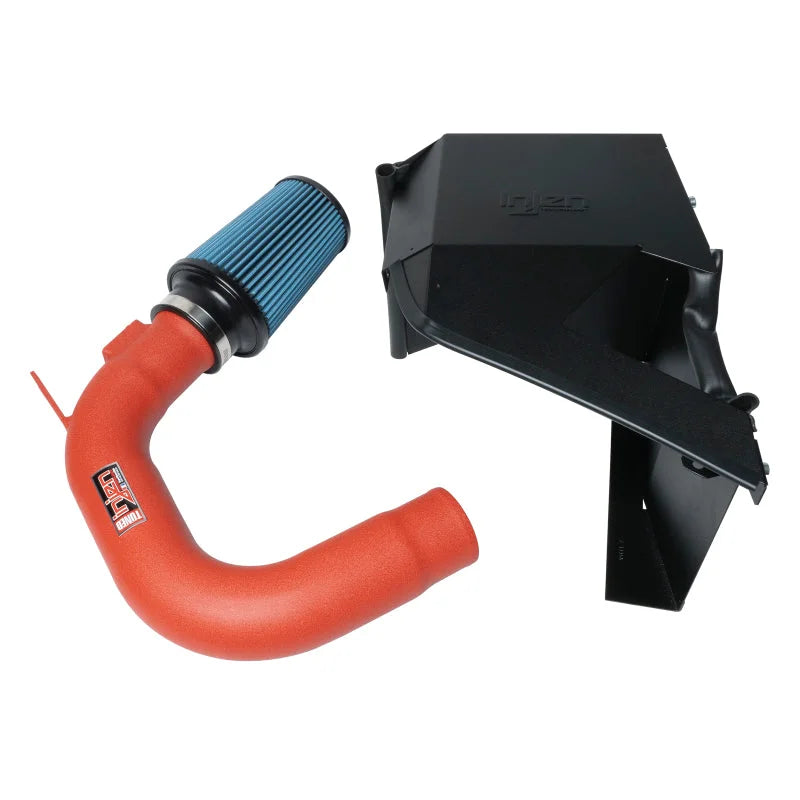 Injen 15-21 Subaru WRX 2.0L 4 Cyl. Wrinkle Red Cold Air Intake - Additional View 5