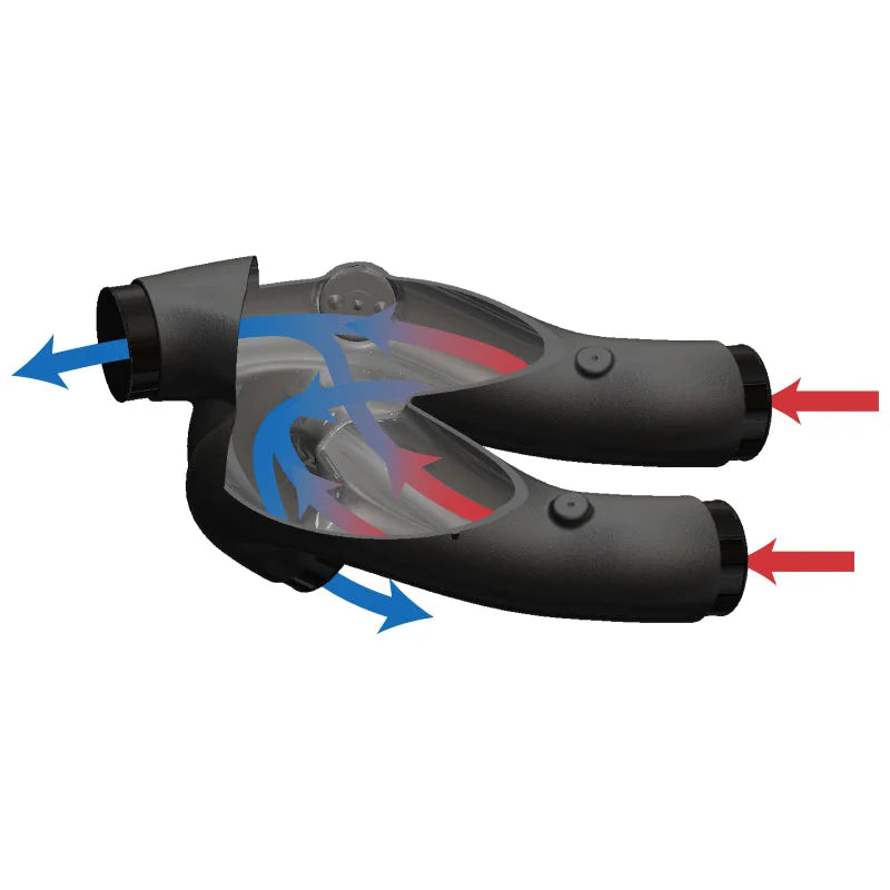 Injen 15-25 Ford F-150 V6-3.5L Twin Turbo PF Cold Air Intake System - Race Blue - Installation View