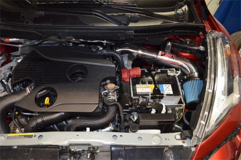 Injen 16-17 Nissan Juke 1.6L Wrinkle Red Short Ram Intake - Side View