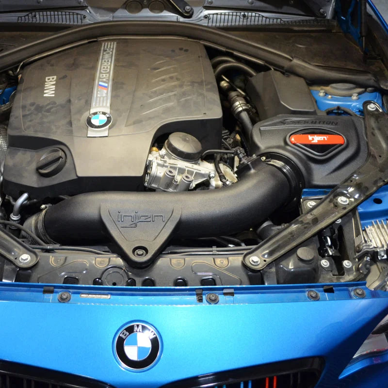 Injen 16-18 BMW M2 F87 12-15 BMW 335i F30/31 Evolution Intake - Dry Filter - Side View
