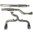 Load image into Gallery viewer, Injen 16-18 Ford Focus RS 3in Cat-Back Stainless Steel Exhaust w/ 4in Black Chrome Tips - Main Product View