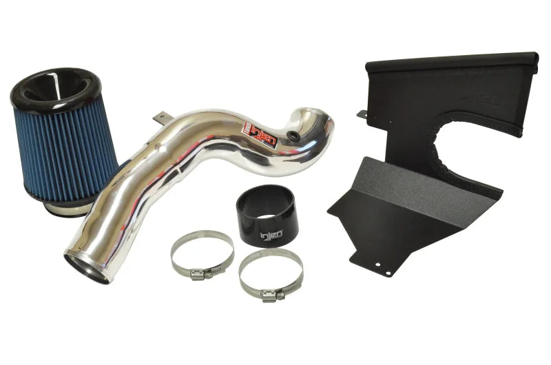 Injen 16-18 Ford Focus RS Polished Cold Air Intake - Back View