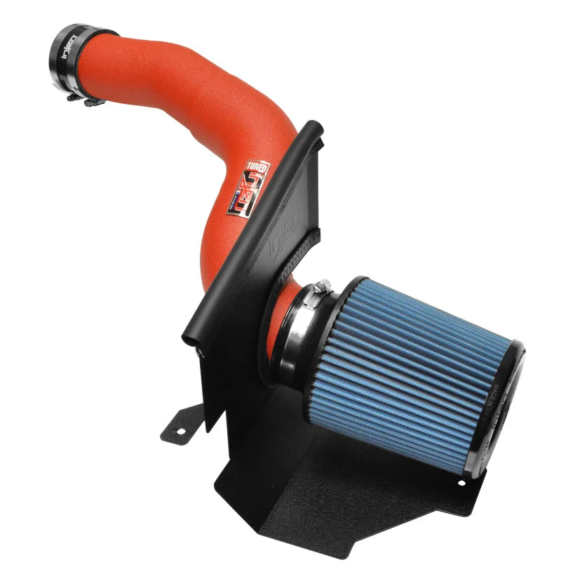 Injen 16-18 Ford Focus RS Wrinkle Red Cold Air Intake - Main Product View