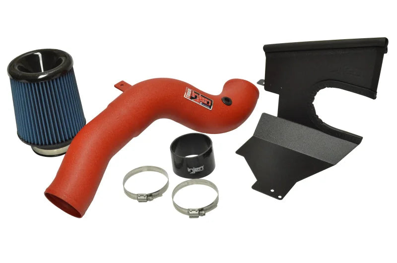 Injen 16-18 Ford Focus RS Wrinkle Red Cold Air Intake - Additional View 5