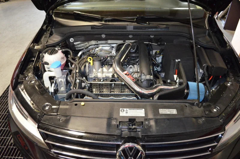 Injen 16-18 VW Jetta I4 1.4L TSI SP Series Short Ram Polished Intake System - Installation View