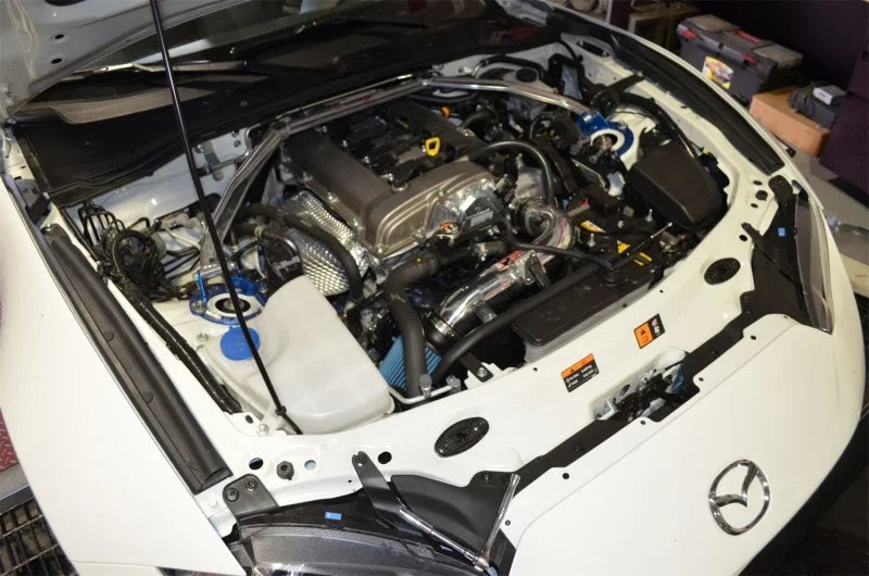 Injen 16-19 Mazda MX-5 2.0L 4Cyl Black Short Ram Intake w/MR Tech & Heat Shield - Side View