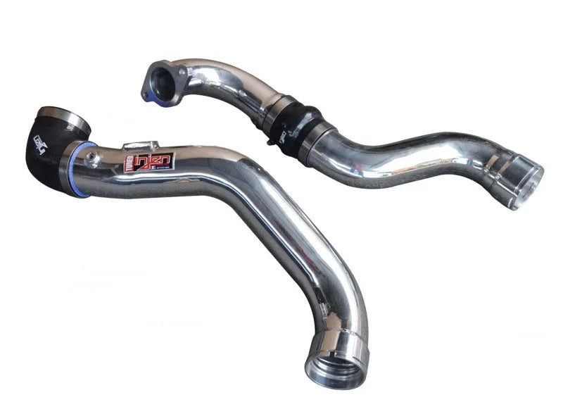 Injen 16-20 Chevrolet Camaro 2.0L Turbo Polished Intercooler Piping - Side View