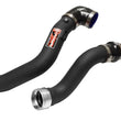 Load image into Gallery viewer, Injen 16-20 Chevrolet Camaro 2.0L Turbo Wrinkle Black Intercooler Piping - Main Product View