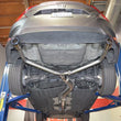 Load image into Gallery viewer, Injen 16-20 Honda Civic 1.5L Turbo 4Cyl (Sedan) 63mm SS Cat-Back Exhaust w/ Dual Burnt Titanium Tips - Back View