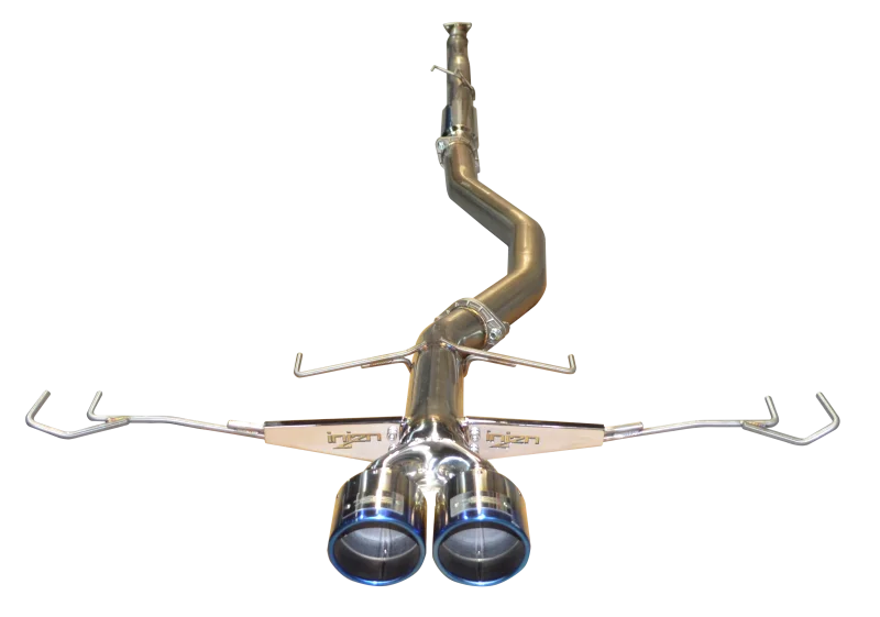 Injen 16-20 Honda Civic Hatchback 1.5T SS Cat-Back Exhaust w/ Titanium Tips - Side View