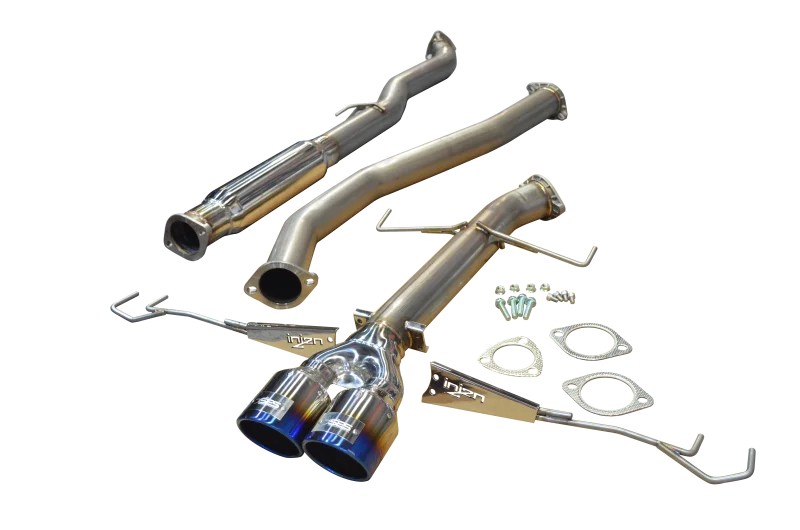Injen 16-20 Honda Civic Hatchback 1.5T SS Cat-Back Exhaust w/ Titanium Tips - Installation View