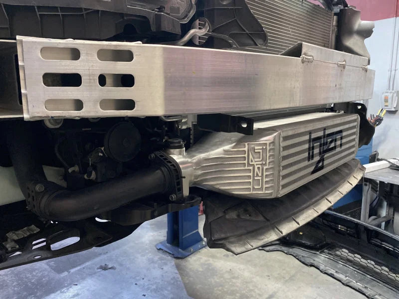 Injen 16-20 Honda Civic I4-1.5L Turbo 10th Gen. Bar and Plate FMIC (600 HP Max) - Side View