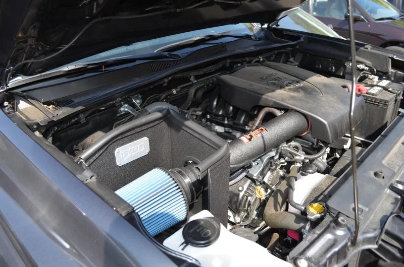 Injen 16-20 Toyota Tacoma 3.5L V6 Short-Ram Intake System W/ Air Fusion (Incl Heat Shield) Polished - Side View