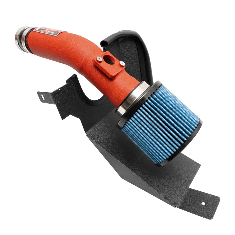 Injen 16-21 Honda Civic 1.5L 4 Cyl. Wrinkle Red Short Ram Intake - Main Product View