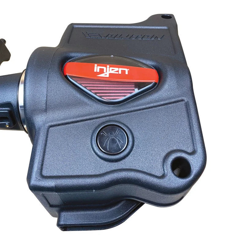 Injen 17-18 Nissan Armada / 14-18 Infiniti QX80 5.6L Evolution Air Intake (Oiled) - Installation View