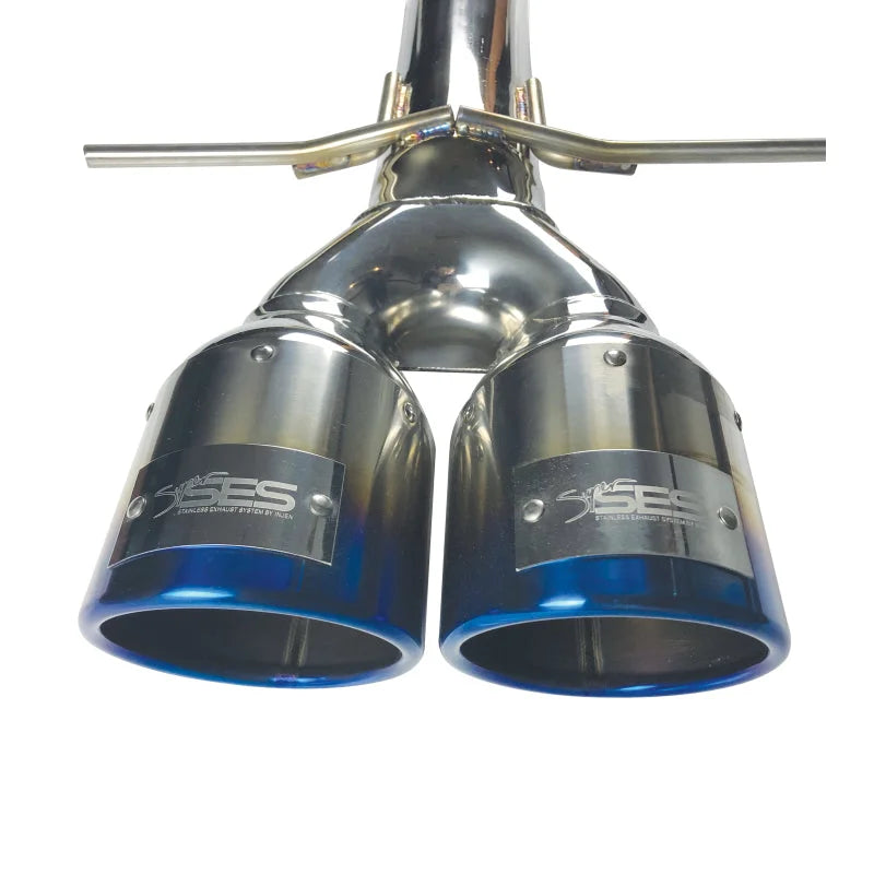 Injen 17-20 Honda Civic Si 1.5L Turbo (Sedan Only) 3in Cat-Back Stainless Steel Exhaust - Additional View 5