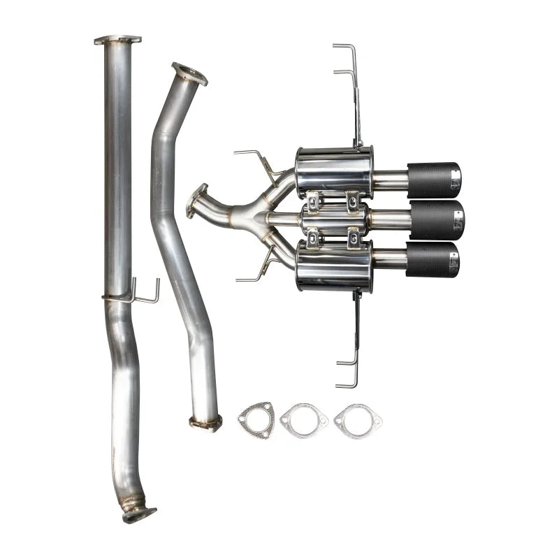 Injen 17-20 Honda Civic Type R 2.0L Turbo 3in 304SS Cat-Back Exhaust - Installation View