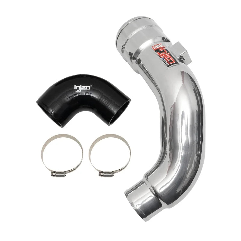 Injen 17-22 Ford F250/F/350/F-450/F-550 V8-6.7L Turbo Diesel Polished Intercooler Cold Side Piping - Detail View