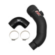 Load image into Gallery viewer, Injen 17-22 Ford F250/F/350/F-450/F-550 V8-6.7L Turbo Diesel Wrnkl Blk Intercooler Cold Side Piping - Detail View