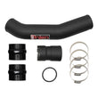 Load image into Gallery viewer, Injen 17-22 Ford F250/F/350/F-450/F-550 V8-6.7L Turbo Diesel Wrnkl Blk Intercooler Hot Side Piping - Detail View