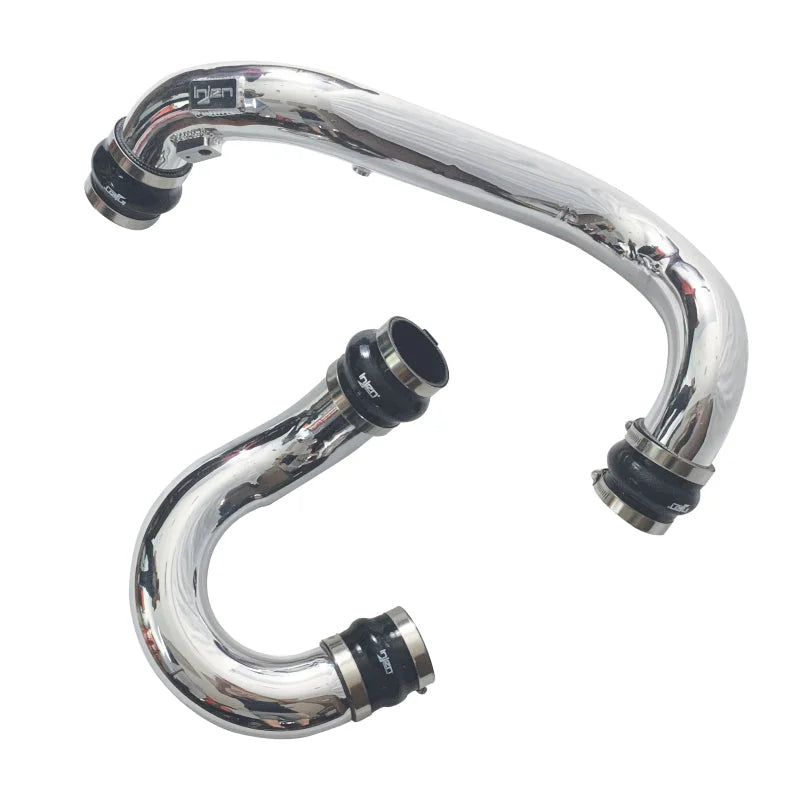Injen 18-19 Audi S4/S5 (B9) V6 3.0L Turbo Polished Intercooler Piping - Side View