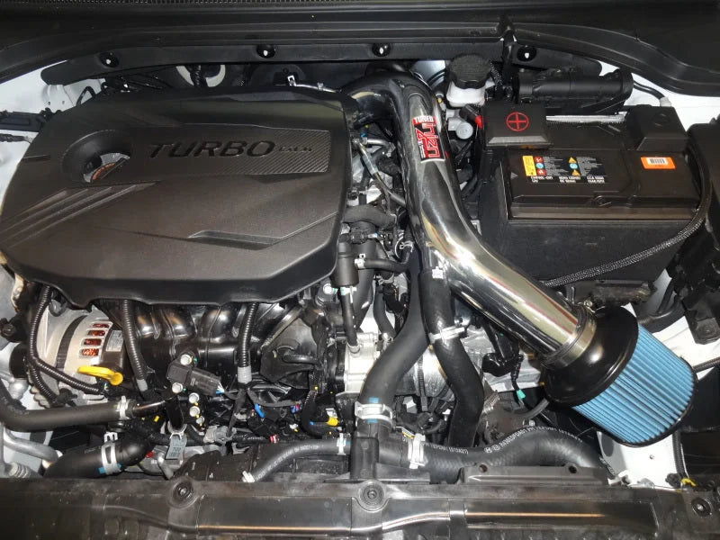Injen 18-20 Hyundai Veloster L4-1.6L Turbo Polished Short Ram Cold Air Intake System - Side View
