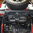 Load image into Gallery viewer, Injen 18-20 Jeep Wrangler JL L4-2.0L Turbo / V6-3.6L SS Axle-back Exhaust - Black - Side View