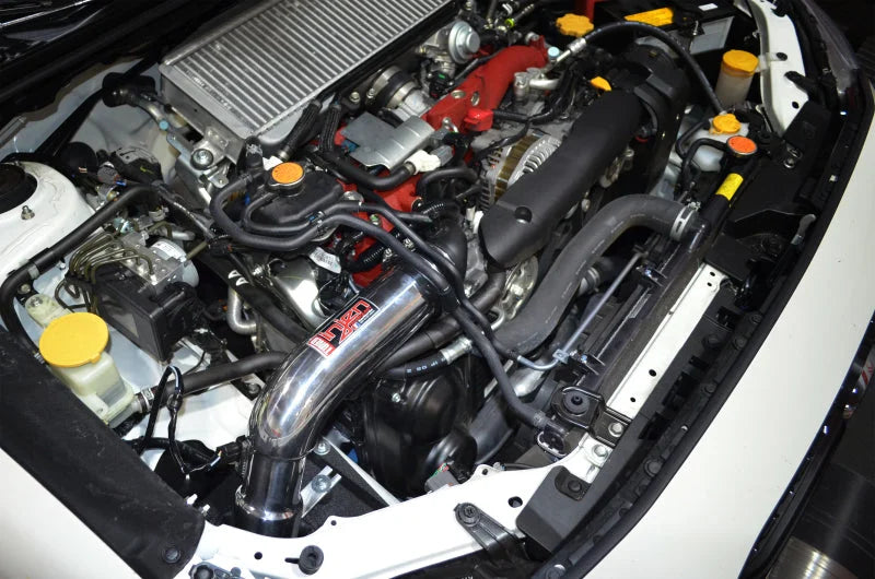 Injen 18-21 Subaru WRX STI H4 2.5L Turbo SP Aluminum Series Cold Air Intake - Polished - Side View