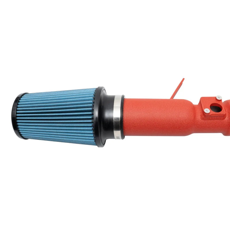 Injen 18-21 Subaru WRX STI H4-2.5L Turbo SP Aluminum Series Cold Air Intake - Wrinkle Red - Back View