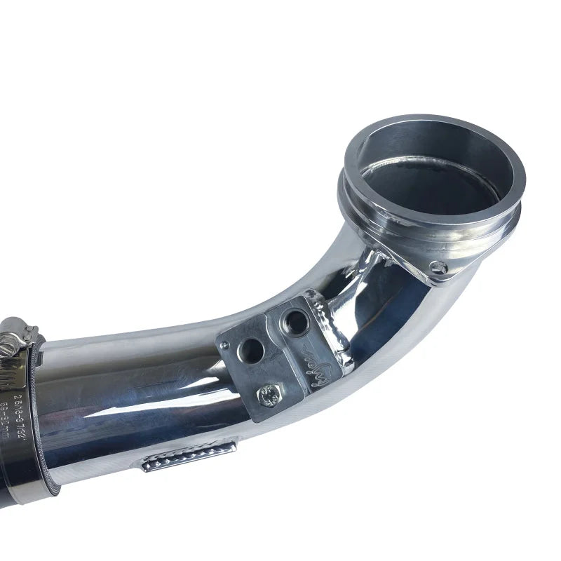 Injen 19-20 BMW Z4 / 2020 Toyota Supra 3.0L Turbo Polished SES Intercooler Pipes - Back View