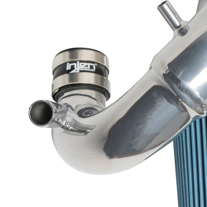 Injen 19-21 Genesis G70 V6-3.3L Twin Turbo SP Short Ram Air Intake System - Polish - Side View