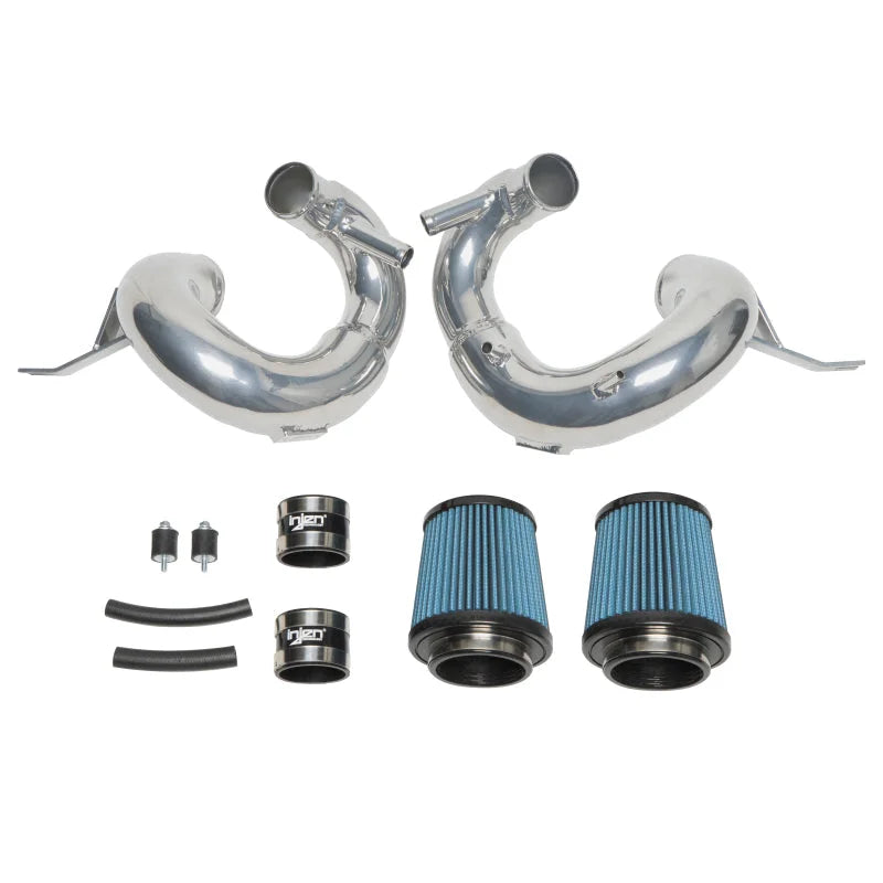 Injen 19-21 Genesis G70 V6-3.3L Twin Turbo SP Short Ram Air Intake System - Polish - Detail View