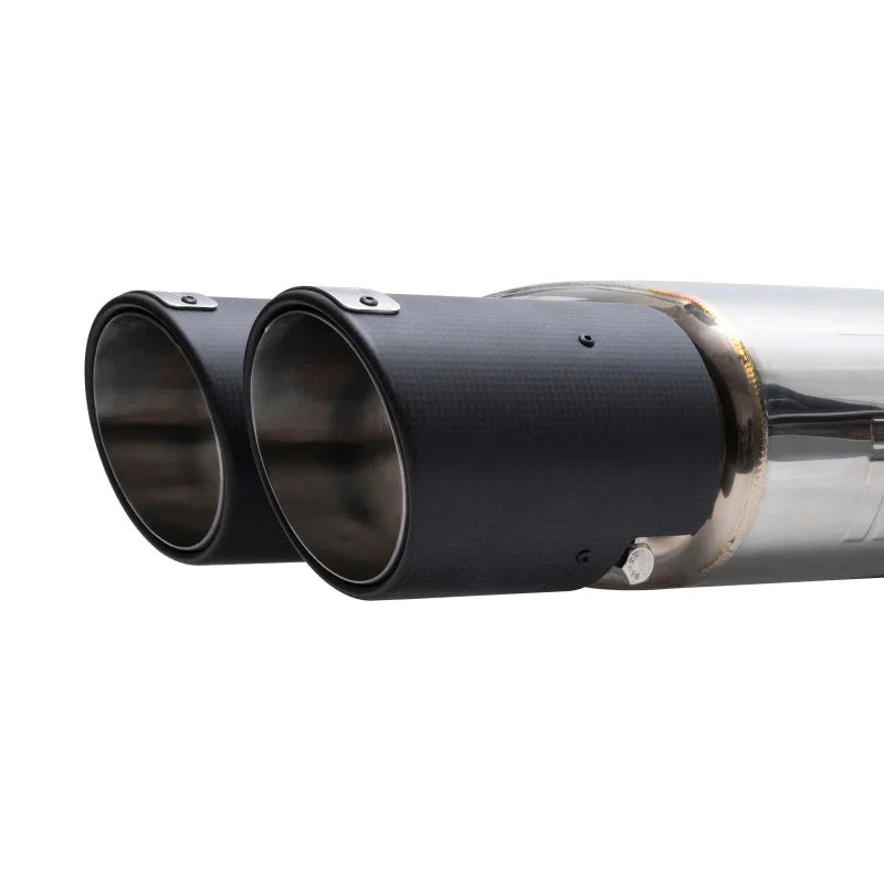 Injen 19-21 Hyundai Veloster L4 1.6L Turbo Performance Stainless Steel Axle Back Exhaust System - Back View