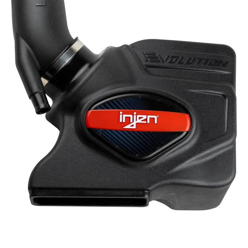 Injen 19-22 Hyundai Veloster N 2.0L Turbo Evolution Intake - Dry Filter - Side View