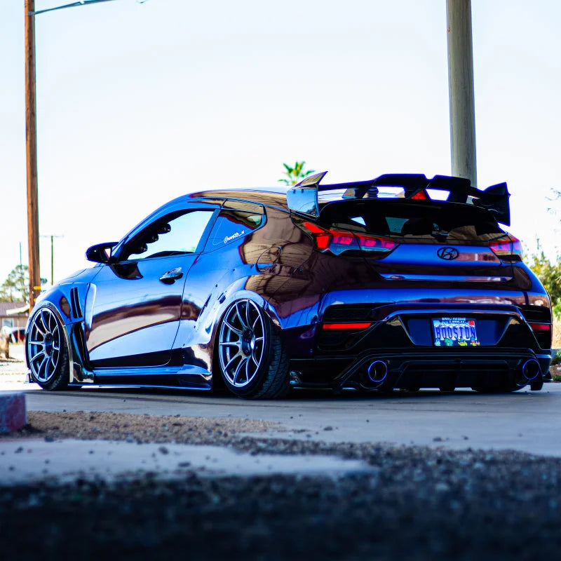 Injen 19-22 Hyundai Veloster N L4 2.0L Turbo Performance SS Axle Back Exhaust System - Burnt Ti Tips - Additional View 5