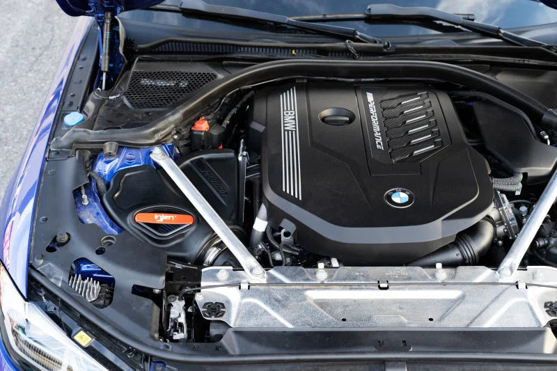 Injen 20-22 BMW M240i/M340i/M440i/xDrive Evolution Roto-Molded Air Intake System W/ SuperNano-Web - Side View