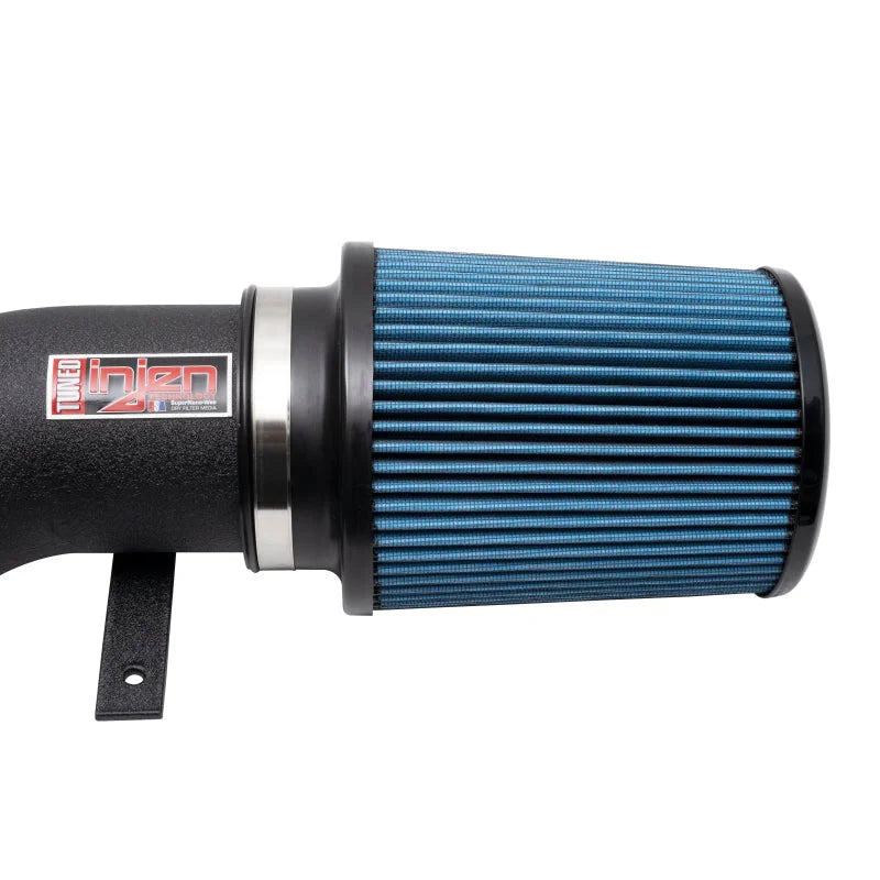 Injen 20-23 Polaris Slingshot L4-2.0L Wrinkle Black Cold Air Intake - Back View