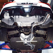 Load image into Gallery viewer, Injen 20-23 Toyota GR Supra 3.0L Turbo 6cyl SS Race Series Cat-Back Exhaust - Side View