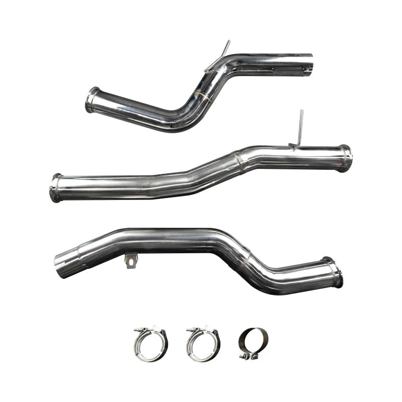 Injen 20-23 Toyota GR Supra 3.0L Turbo 6cyl SS Race Series Cat-Back Exhaust - Installation View